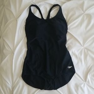 Speedo, black, one piece, swimsuit